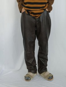 画像2: 90's PELLE STUDIO by WILSONS レザーパンツ W33 (2)