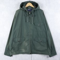 画像1: 90's POLO Ralph Lauren コットンフーデッドジャケット L (1)