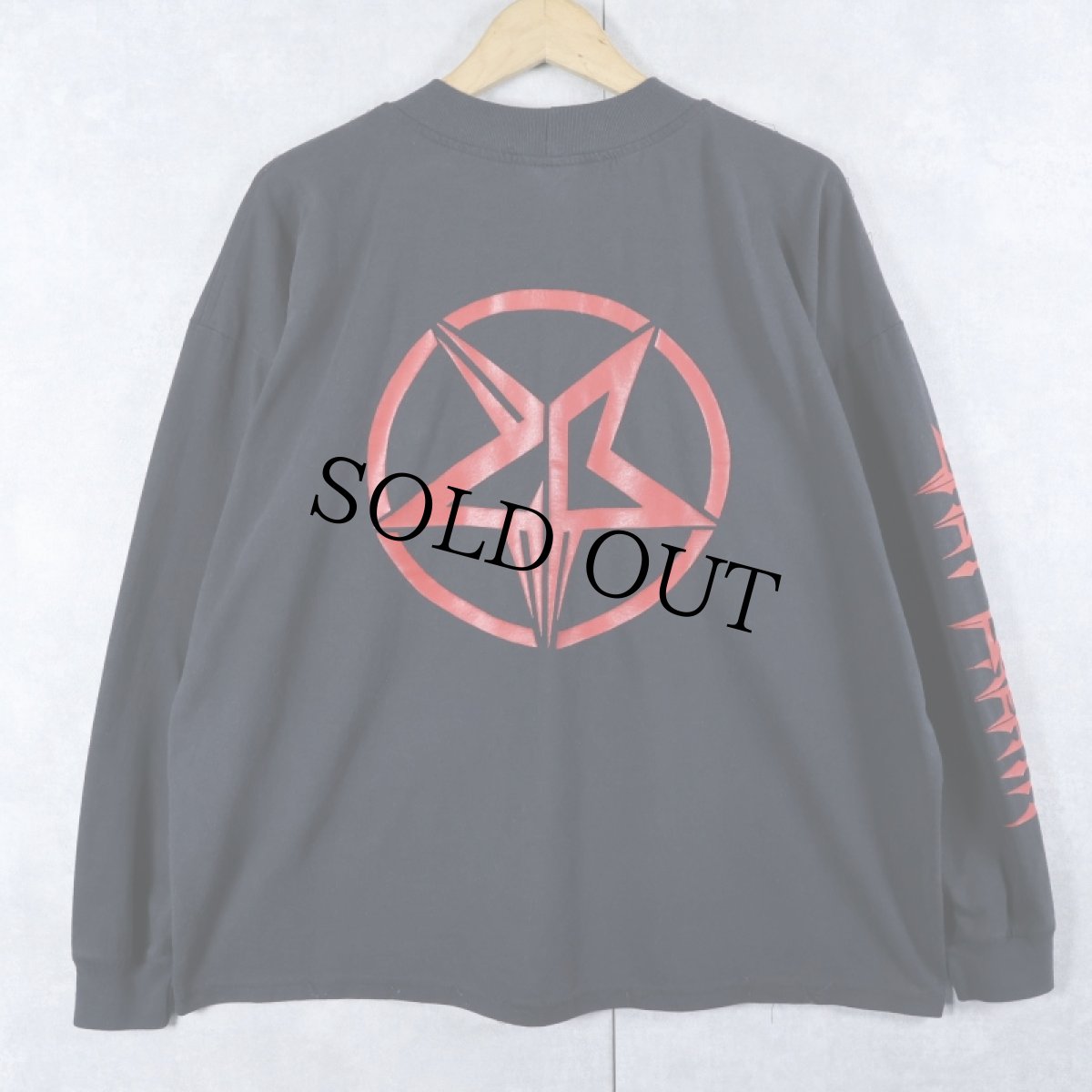 画像2: 2000's CANADA製 "LAST BREATH" 臓器プリントロンT BLACK ONESIZE (2)