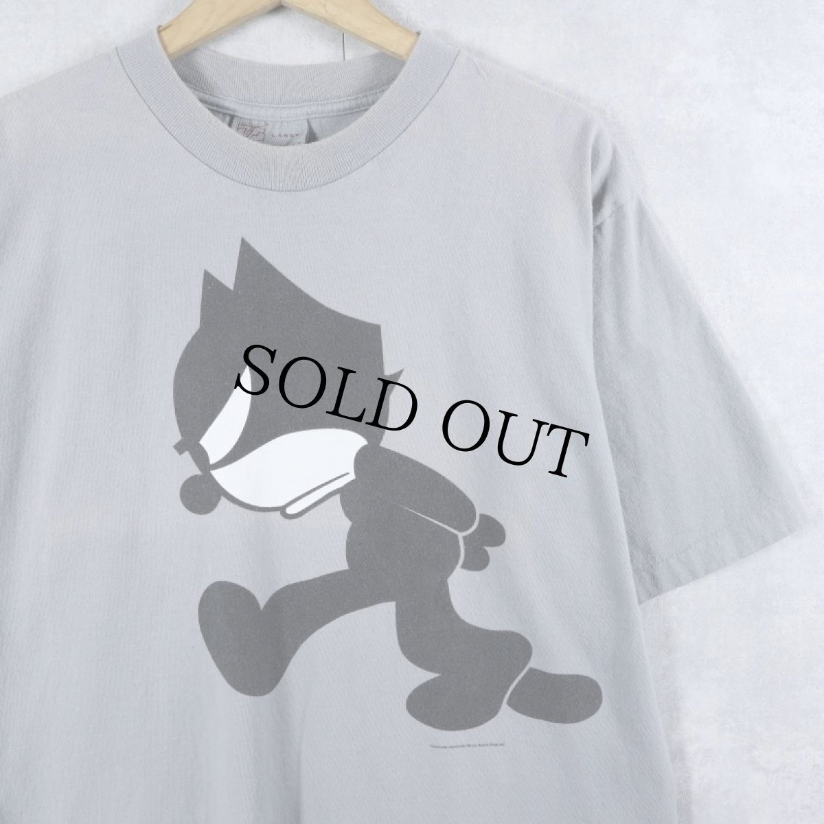 画像1: 90's FELIX キャラクタープリントTシャツ L (1)