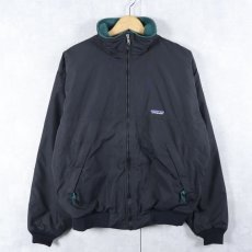 画像1: 90's Patagonia USA製 シェルドシンチラジャケット BALCK M (1)