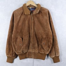 画像1: Ralph Lauren スエードレザースイングトップ S (1)