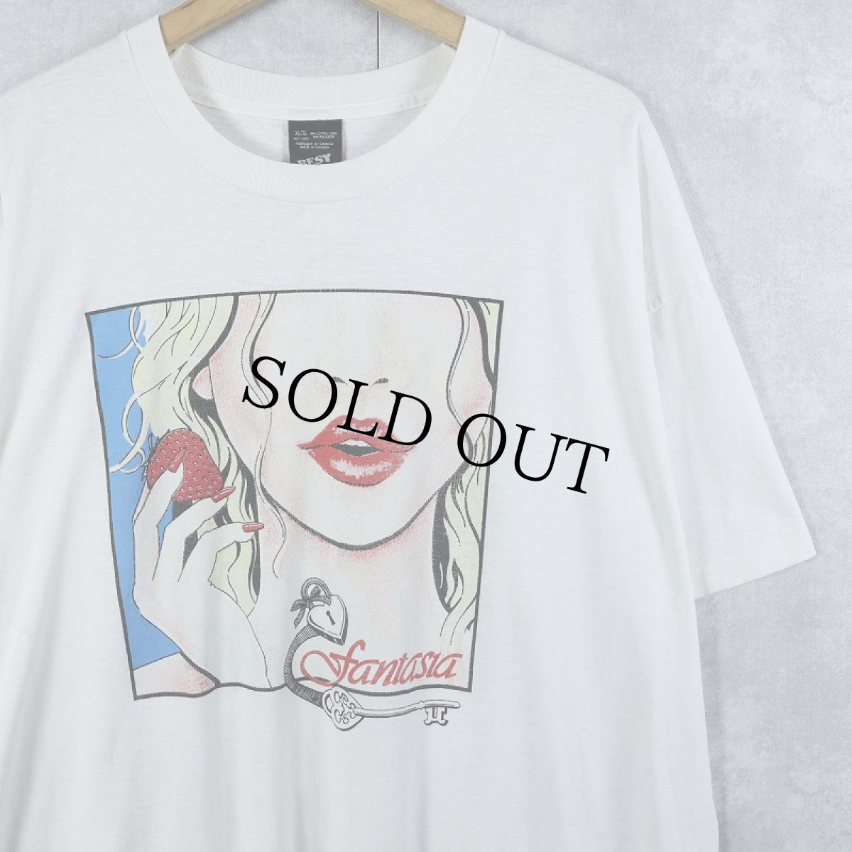 画像1: 90's "fantasia" イラストプリントTシャツ XL (1)