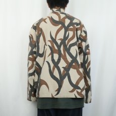 画像3: 80〜90's ASAT USA製トライバルカモ コットンジャケット XL (3)