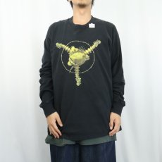 画像2: 90's Overbass USA製 "HISTORIAS" パンクバンド アルバムロンT BLACK XL (2)