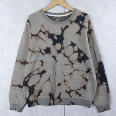 画像1: FRUIT OF THE LOOM ブリーチ加工スウェット L (1)