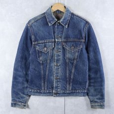 画像1: 60〜70's LEVI'S 70505 BIGE ブランケットライナー デニムジャケット (1)