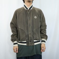 画像2: 90's POLO Ralph Lauren コットンギャバジンスタジャン M (2)