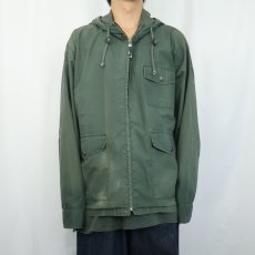 画像2: 90's POLO Ralph Lauren コットンフーデッドジャケット L (2)
