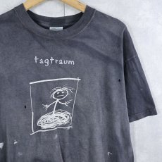 画像1: "tagtraum" イラストプリントTシャツ M (1)