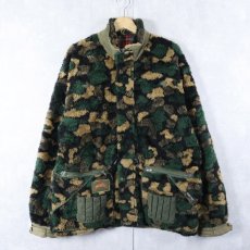 画像1: HARKILA "GORE-TEX" ダックハンターカモ柄 ボアフリースジャケット SIZE5 (1)