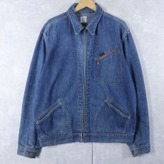 画像1: 60's Lee 91-B デニムジップジャケット SIZE44LONG (1)