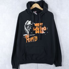 画像1: THE MISFITS "Night of the Living Dea"  ハードコアパンクバンドプリントスウェットフーディ M (1)