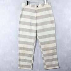 画像1: 〜60's western costume プリズナーパンツ W34 (1)