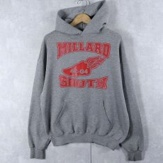 画像1: "MILLARD SOUTH" ウィングフットプリントスウェットフーディ L (1)