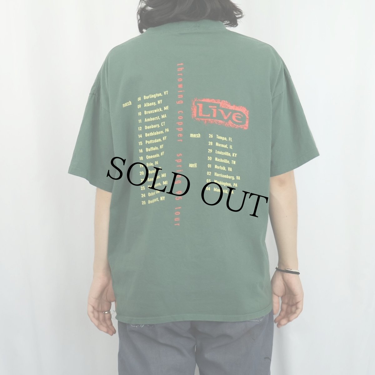 画像4: 90's Throwing Copper USA製 オルタナティブロックバンドツアーTシャツ (4)