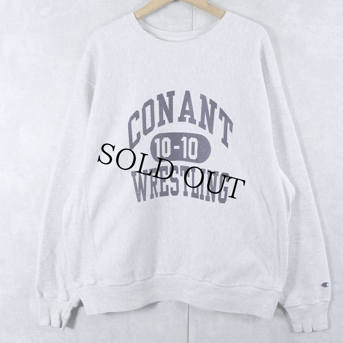 画像1: Champion PREMIUM REVERSE WEAVE "CONANT" プリントスウェット L (1)