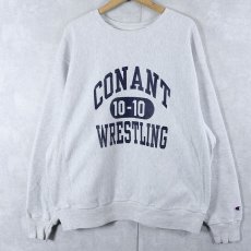 画像1: Champion PREMIUM REVERSE WEAVE "CONANT" プリントスウェット L (1)
