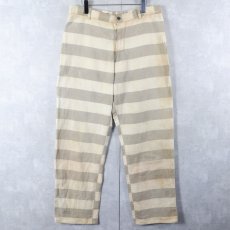 画像1: 〜60's western costume プリズナーパンツ W34 (1)