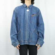 画像2: 60's Lee 91-B デニムジップジャケット SIZE44LONG (2)