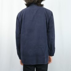 画像3: 40's SWEET-ORR USA製 フランネルワークシャツ NAVY (3)