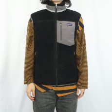 画像2: 2013AW Patagonia クラシック レトロX ベスト BLACK M (2)