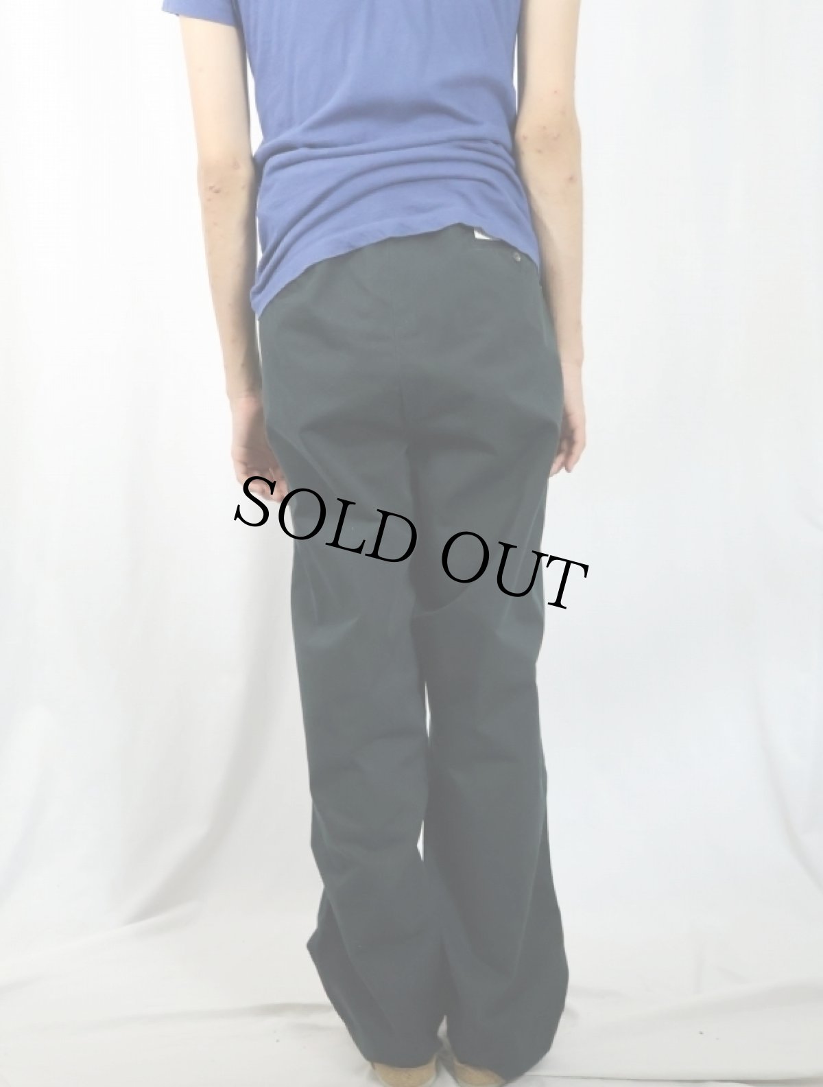 画像3: POLO Ralph Lauren 2タック チノトラウザーズ BLACK W37 (3)
