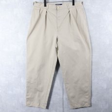 画像1: POLO Ralph Lauren "POLO CHINO" 2タック チノトラウザーズ W36 (1)