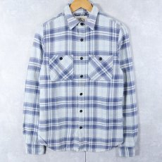 画像1: Ralph Lauren DENIM&SUPPLY チェック柄 ヘビーネルシャツ S (1)