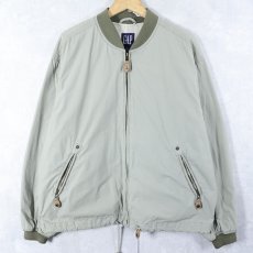 画像1: 90's GAP コットンジップジャケット S (1)