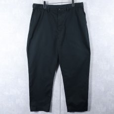 画像1: POLO Ralph Lauren 2タック チノトラウザーズ BLACK W37 (1)
