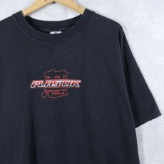画像2: 90's〜 PLASTIK キャラクタープリントＴシャツ BLACK XL (2)