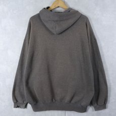 画像2: 90's Hanes フェードスウェットジップパーカー XL (2)