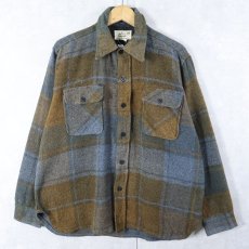 画像1: 70's Kmart チェック柄 CPOシャツジャケット M (1)