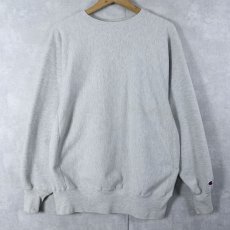 画像1: 90's Champion REVERSE WEAVE USA製 目無し スウェット XL (1)