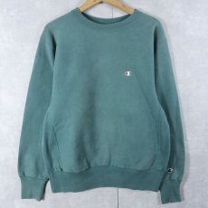 画像1: 90's Champion REVERSE WEAVE USA製 目付き スウェット M (1)