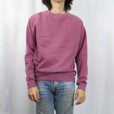 画像2: 90's RUSSELL ATHLETIC USA製 前V 無地スウェット M (2)