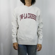 画像2: Champion REVERSE WEAVE "UW-LA CROSSE" プリントスウェット M (2)