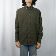 画像2: 90's GITMAN BROS USA製 "Vintage" ボタンダウンライトネルシャツ M (2)