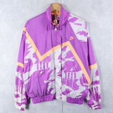 画像1: 90's NIKE CHALLENGE COURT 切り替えデザイン ナイロンジップジャケット M (1)