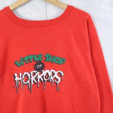 画像2: 80's The Little Shop of Horrors "FEED ME!" SFホラー映画 プリントラグランスウェット XL (2)