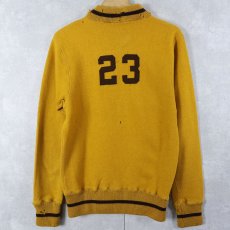 画像2: 40's O'Shea Knitting Mills "WESTERN MICHIGAN" レタードニットセーター SIZE40 (2)