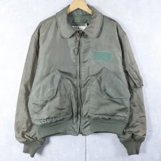 画像1: 80's U.S.AIR FORCE CWU-45/P フライトジャケット LARGE (1)