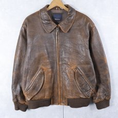 画像1: Mark Shale レザージャケット M (1)