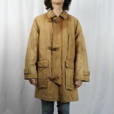 画像2: Aquascutum ITALY製 レザーファイヤーマンジャケット SIZE18 (2)