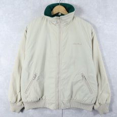 画像1: 80〜90's Eddie Bauer USA製 "WINDfoil" 裏フリース ナイロンジップジャケット M (1)
