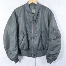 画像1: 民間品 ALPHA INDUSTRIES, INC MA-1 フライトジャケット LARGE (1)