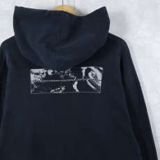 画像2: Neurosis ハードコアパンクバンド プリントスウェットフーディー BLACK (2)