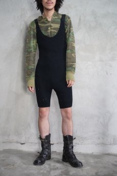 画像3: 30〜40's Pilgrim Knitting Mills ウールレスリングシングレット NAVY (3)