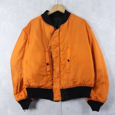 画像2: 民間品 90's ALPHA INDUSTRIES, INC USA製 MA-1 フライトジャケット LARGE (2)
